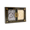 Kem Arrow Playing Cards - Black/Gold Wide Regular Index
